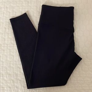 ATHLETA ELATION RIB TIGHT, Black, Large